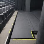 Rampa de acesso ao palco